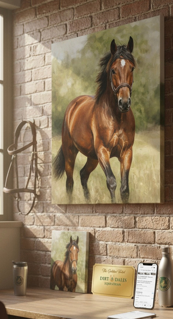 The "Grand Stand" Bespoke Canvas Portrait